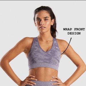 Gymshark Camo Seamless Sports Bra